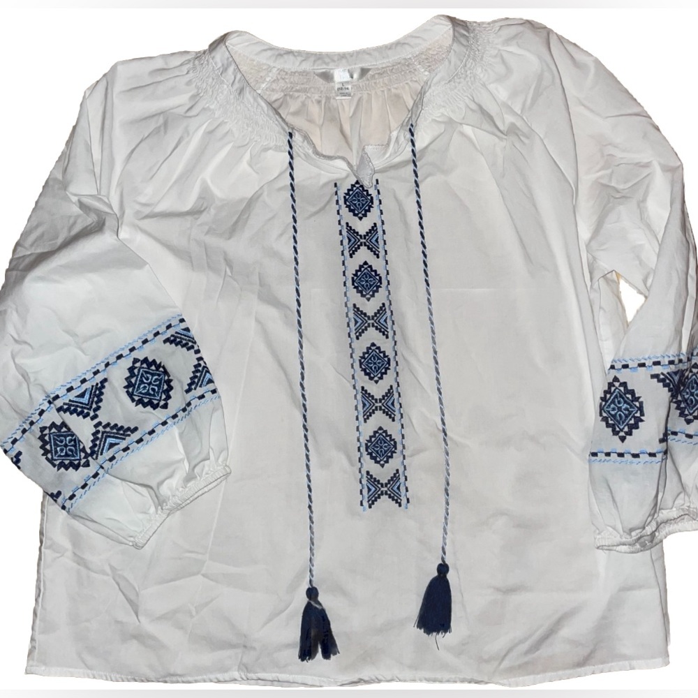 Time and Tru Boho Blouse